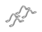 Taco Stamped Stainless Steel Eye Straps (4 Pack)