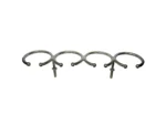 Whitecap Top Mount Ring SS Cup Holder - 4-Drink - Stud Mount
