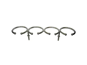 Whitecap Top Mount Ring SS Cup Holder - 4-Drink - Stud Mount