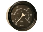 VDO Cockpit Marine 85mm (3-3/8") 60 MPH Pitot Speedometer - Black Dial/Bezel