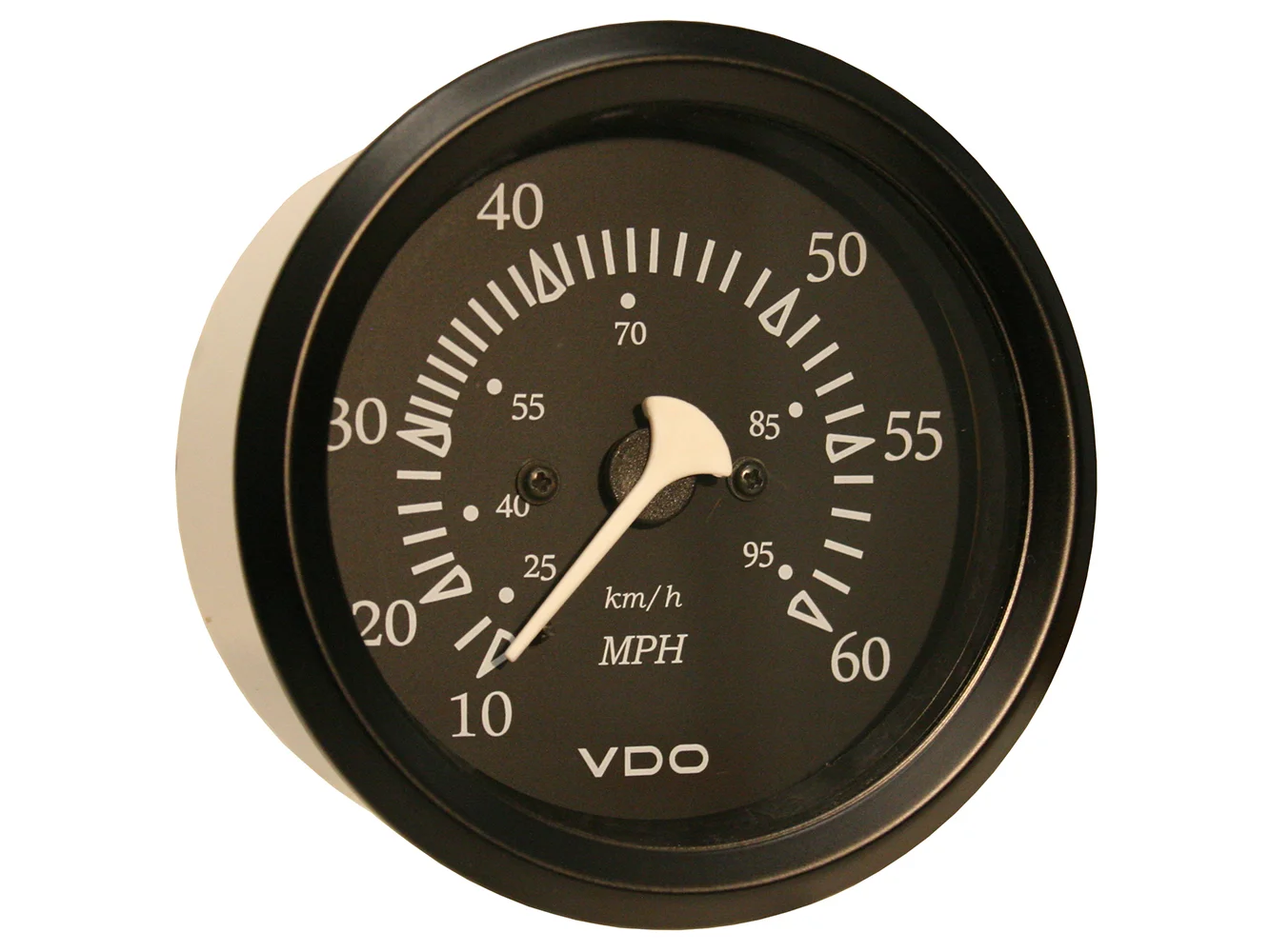 VDO Cockpit Marine 85mm (3-3/8") 60 MPH Pitot Speedometer - Black Dial/Bezel