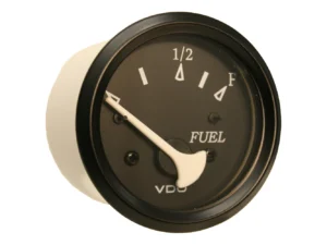 VDO Cockpit Marine 52mm (2-1/16") Fuel Level Gauge - Black Dial/Bezel