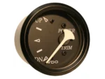 VDO Cockpit Marine Trim Gauge - f/Evinrude and Johnson Engines - Black Dial/Bezel