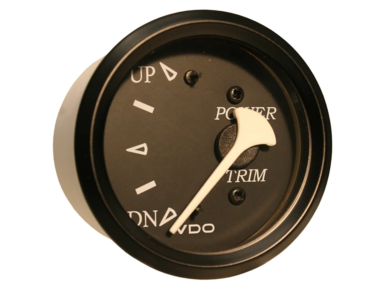 VDO Cockpit Marine Trim Gauge - f/Evinrude and Johnson Engines - Black Dial/Bezel
