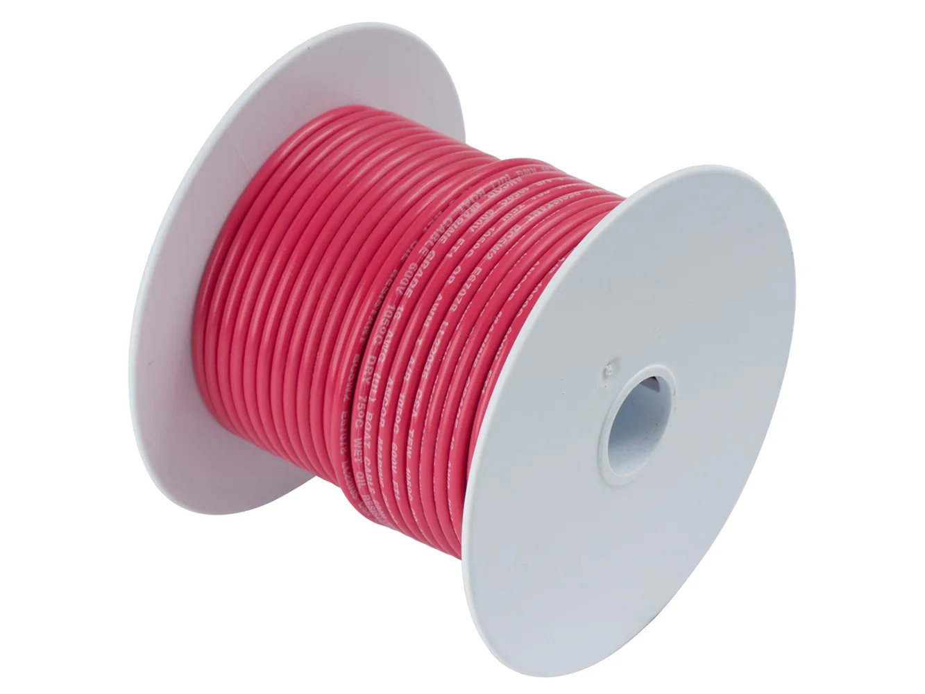 Ancor Red 10 AWG Tinned Copper Wire - 25'