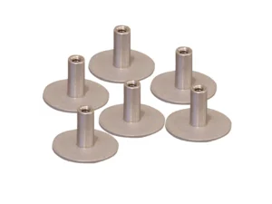 Weld Mount Stainless Steel Standoff 1.25" Base  1/4" x 20 Thread .75    Tall - 6-Pack