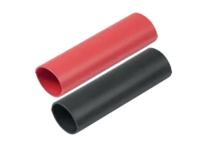 Ancor Heavy Wall Heat Shrink Tubing - 1" x 3" - 2-Pack - Black/Red