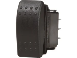 Blue Sea 7935 Contura II Switch DPST Black - OFF-(ON)