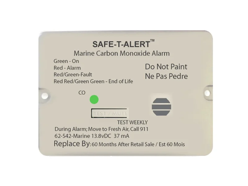 Safe-T-Alert 62 Series Carbon Monoxide Alarm - 12V - 62-542-Marine - Flush Mount - White