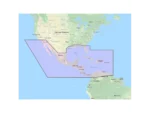 Furuno Central America, Caribbean & Part of Mexico Vector Chart - 3D Data & Standard Resolution Satellite Photos - Unlock Code