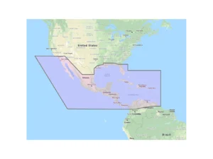 Furuno Central America, Caribbean & Part of Mexico Vector Chart - 3D Data & Standard Resolution Satellite Photos - Unlock Code