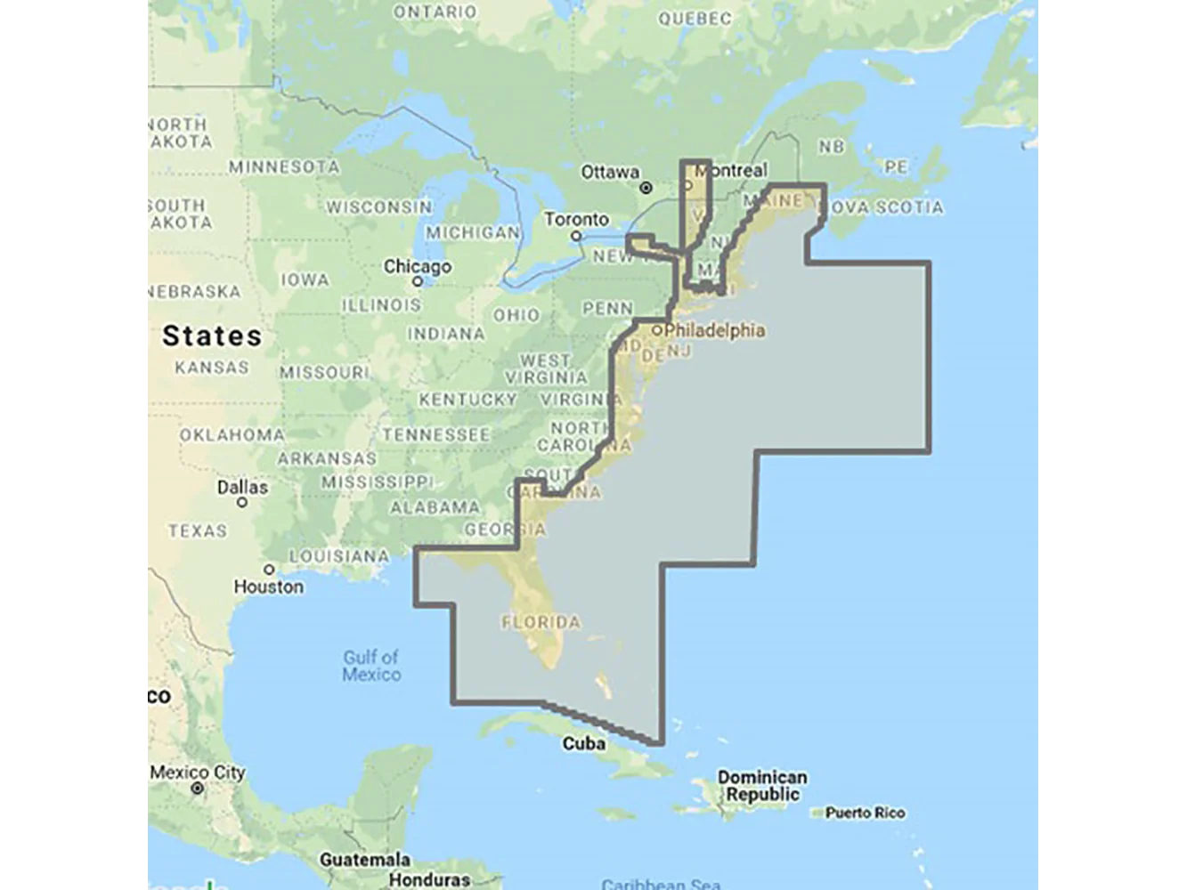 Furuno MM3-FNA-022 C-MAP Fishing Chart US East Coast & Bahamas Unlock Code