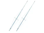 Rupp 20' Single Spreader Sidekick Outrigger Poles - Silver/Silver - Pair