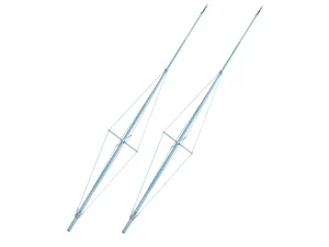 Rupp 20' Single Spreader Sidekick Outrigger Poles - Silver/Silver - Pair
