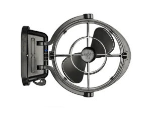 SEEKR by Caframo Sirocco II 3-Speed 7" Gimbal Fan - Black - 12-24V