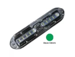 Shadow-Caster SCM-10 LED Underwater Light w/20' Cable - 316 SS Housing - Aqua Green