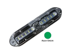 Shadow-Caster SCM-10 LED Underwater Light w/20' Cable - 316 SS Housing - Aqua Green