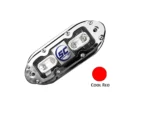 Shadow-Caster SCM-4 LED Underwater Light w/20' Cable - 316 SS Housing - Cool Red