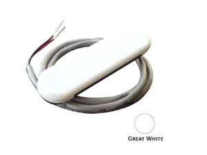 Shadow-Caster Courtesy Light w/2' Lead Wire - White ABS Cover - Great White - 4-Pack