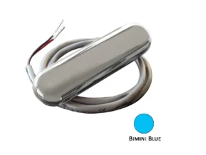 Shadow-Caster Courtesy Light w/2' Lead Wire - 316 SS Cover - Bimini Blue - 4-Pack