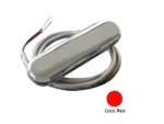 Shadow-Caster Courtesy Light w/2' Lead Wire - 316 SS Cover - Cool Red - 4-Pack