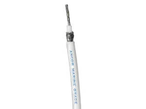Ancor White RG 8X Tinned Coaxial Cable - 500'