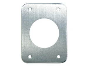 Tigress T-Top Aluminum Backing Plates - 5" x 6-1/2" x 1/4" - Pair