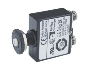 Blue Sea Push Button Reset Only Screw Terminal Circuit Breaker - 25 Amps