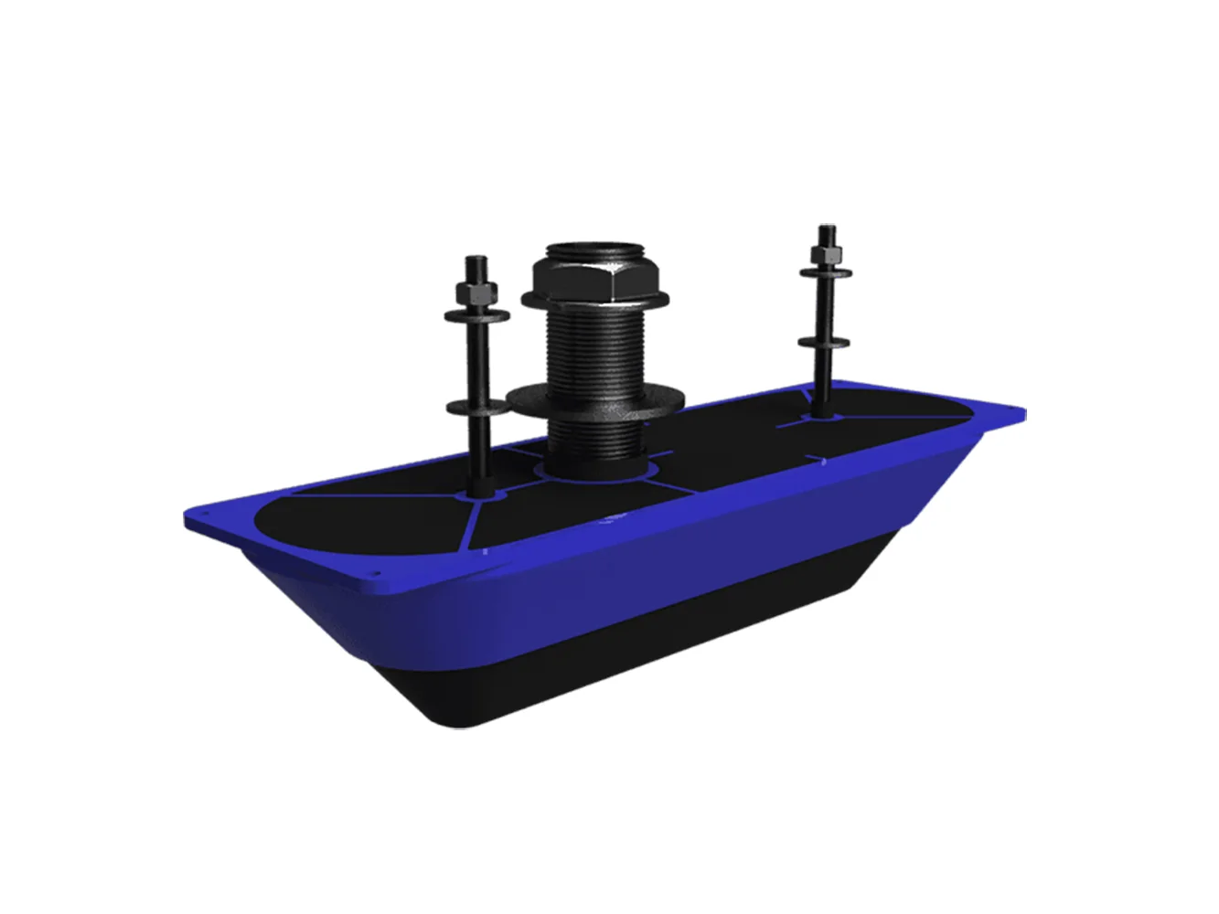 Navico StructureScan 3D® Stainless Steel Thru-Hull Transducer - Single