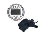 Faria Chesapeake White SS 2" Depth Sounder w/Transom Mount Transducer