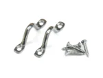 Tigress Stainless Steel Pad Eyes w/Stainless Steel Screws