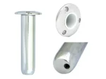 Tigress Round Head Closed Base Rod Holder - 0° - 9"