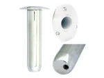 Tigress Oval Head Closed Base Rod Holder - 15° - 9"