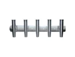 Tigress 5 Rod Aluminum Transom Mount Rod Holder - 35"