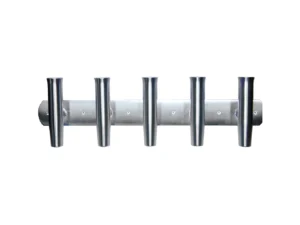 Tigress 5 Rod Aluminum Transom Mount Rod Holder - 35"