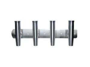 Tigress 4 Rod Aluminum Transom Mount Rod Holder - 28"