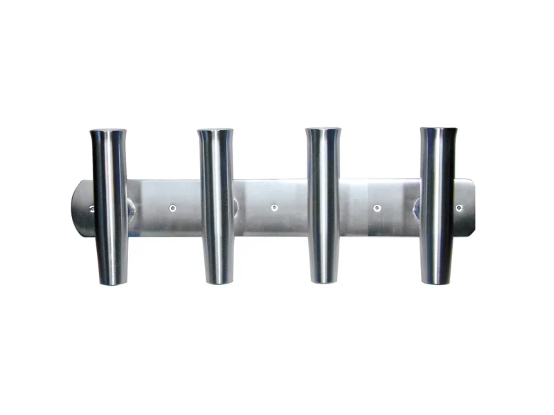 Tigress 4 Rod Aluminum Transom Mount Rod Holder - 28"