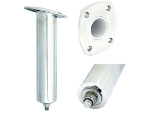 Tigress 4 Hole Extra Long Swivel Rectangular Head Rod Holder - 15° - 12-1/2"