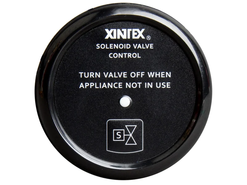 Fireboy-Xintex Propane Control & Solenoid Valve w/Black Bezel Display