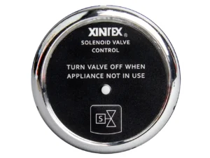 Fireboy-Xintex Propane Control & Solenoid Valve w/Chrome Bezel Display