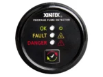 Fireboy-Xintex Propane Fume Detector w/Plastic Sensor - No Solenoid Valve - Black Bezel Display