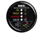Fireboy-Xintex Propane Fume Detector w/Plastic Sensor & Solenoid Valve - Black Bezel Display