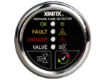 Fireboy-Xintex Propane Fume Detector w/Automatic Shut-Off & Plastic Sensor - No Solenoid Valve - Chrome Bezel Display