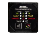 Fireboy-Xintex Propane Fume Detector w/2 Plastic Sensors - No Solenoid Valve - Square Black Bezel Display