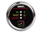 Fireboy-Xintex Gasoline Fume Detector - Chrome Bezel - 12/24V