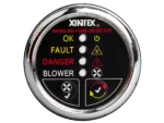 Fireboy-Xintex Gasoline Fume Detector w/Blower Control - Chrome Bezel - 12V