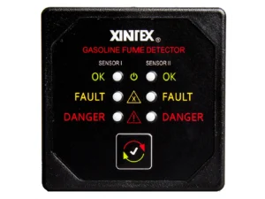 Fireboy-Xintex Gasoline Fume Detector w/Dual Channel - 12/24V