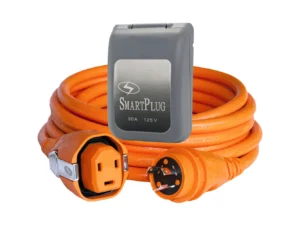 SmartPlug 30 AMP SmartPlug/Twist Type Cordset w/Grey Inlet Cover- 50'