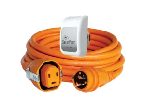 SmartPlug 30 AMP SmartPlug/Twist Type Cordset w/White Inlet Cover- 50'
