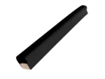 Dock Edge Piling Post Bumper - One End Capped - 6' - Black